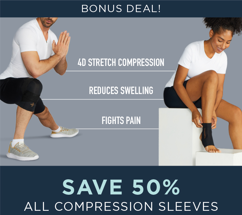 BONUS DEAL! SAVE 50% ALL COMPRESSION SLEEVES