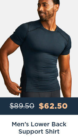 MEN'S LOWER BACK SUPPORT SHIRT