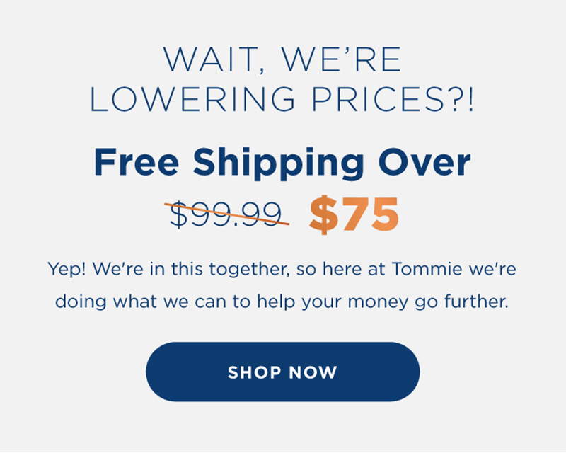 Free Shipping Over $75