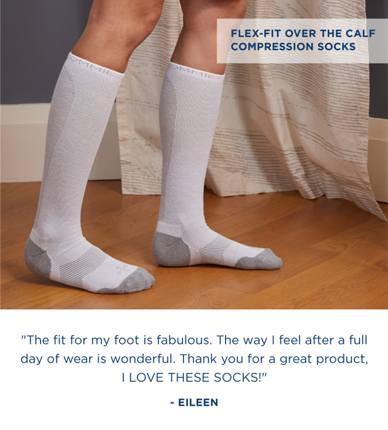 Flex-Fit Over The Calf Compression Socks