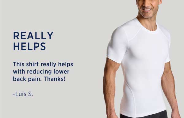 Men's Lower Back Support Shirt