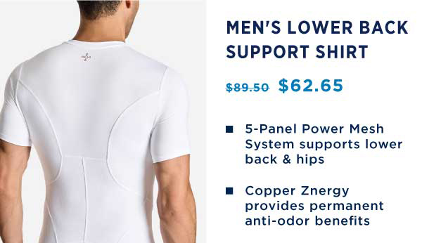 Men's Lower Back Support Shirt