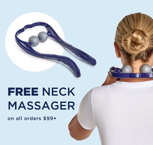 Free Neck Massager on all orders $99+