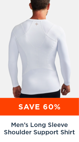 MEN'S LONG SLEEVE SHOULDER SUPPORT SHIRT