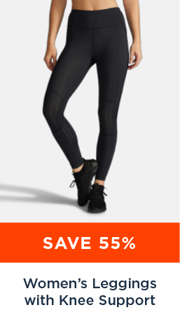 WOMEN'S LEGGINGS WITH KNEE SUPPORT