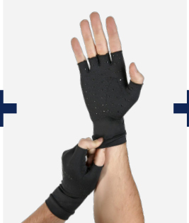 Men's Core Compression Half Finger Gloves