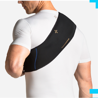 Men's Lower Back and Shoulder Therapy Wrap with Hot & Cold Gel Pack