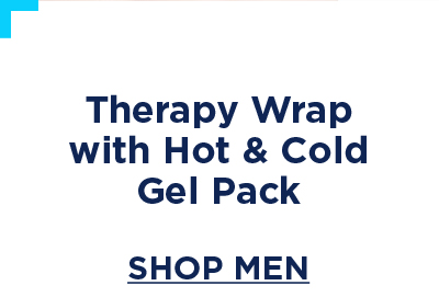 Men's Lower Back and Shoulder Therapy Wrap with Hot & Cold Gel Pack