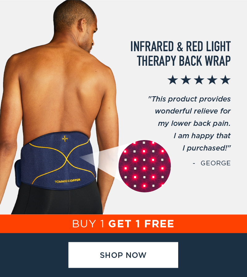 BUY 1 GET 1 FREE INFRARED & RED LIGHT THERAPY BACK WRAP