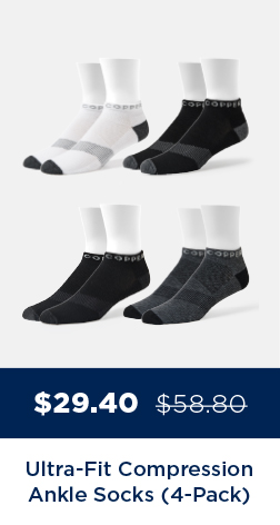 Ultra-Fit Compression Ankle Socks