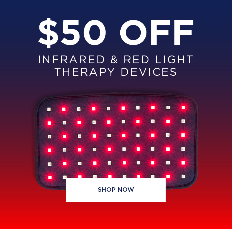 $50 Off Infrared & Red Light Therapy Devices