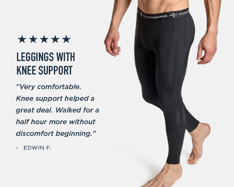 Men's Leggings with Knee Support