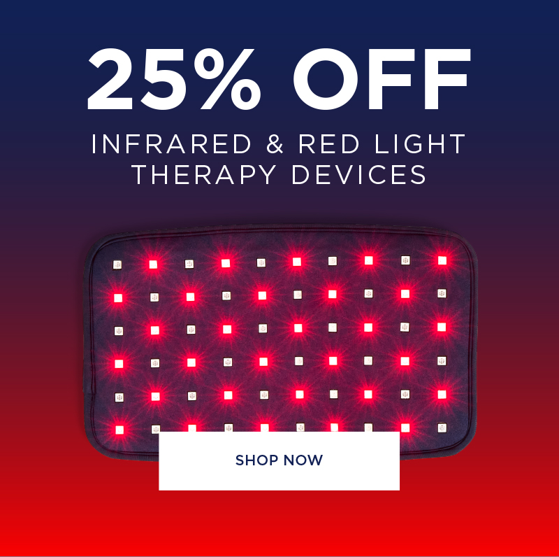 25% Off Infrared & Red Light Therapy Devices