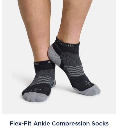 Men's Flex-Fit Ankle Compression Socks