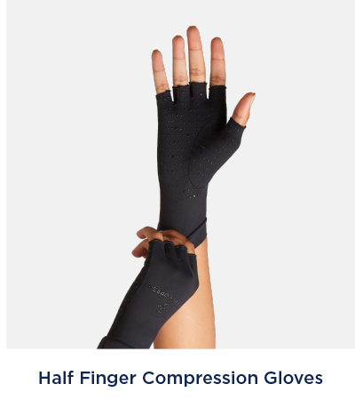 Women's Half Finger Compression Gloves