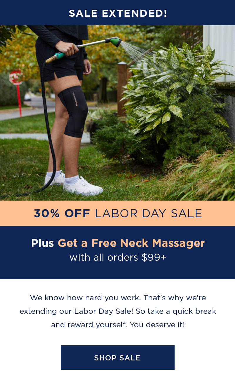 Sale Extended! 30% Off Labor Day Sale