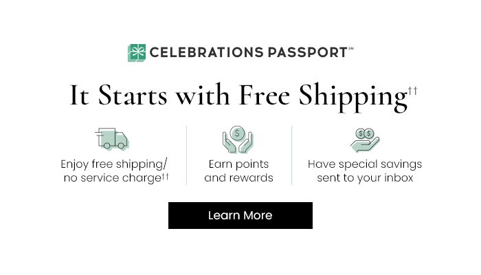 E3 CELEBRATIONS PASSPORT" It Starts with Free Shipping 9 Have special savings sent to your inbox Learn More Enj no shipping hargel ! 