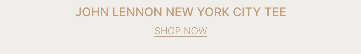 JOHN LENNON NEW YORK CITY TEE