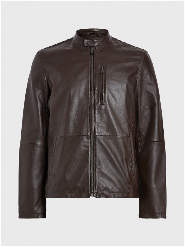 LEATHER RACER JACKET