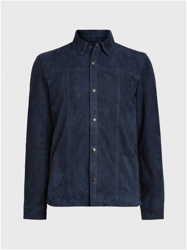 SUEDE SHIRT JACKET