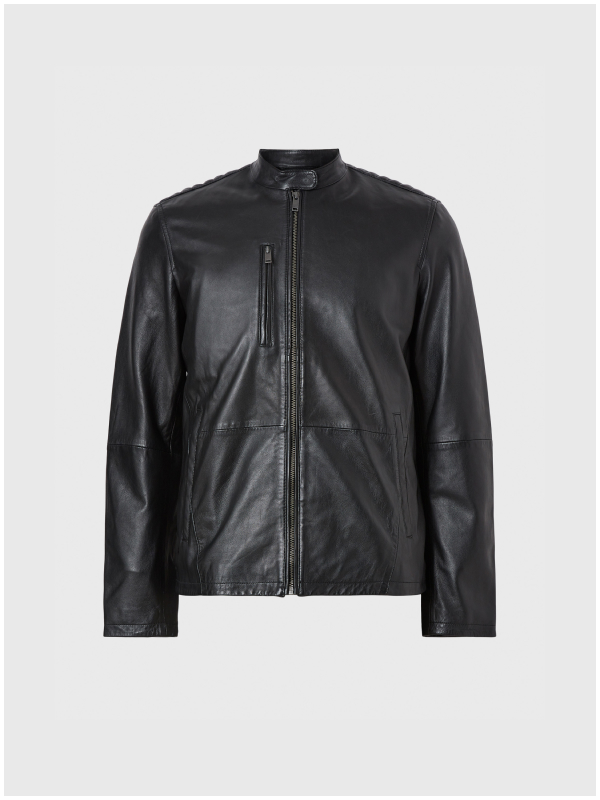 LEATHER RACER JACKET