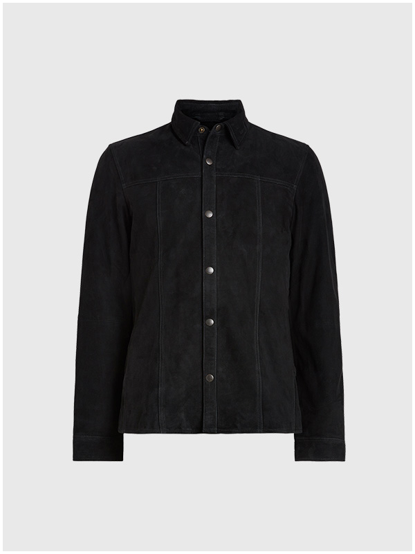 SUEDE SHIRT JACKET