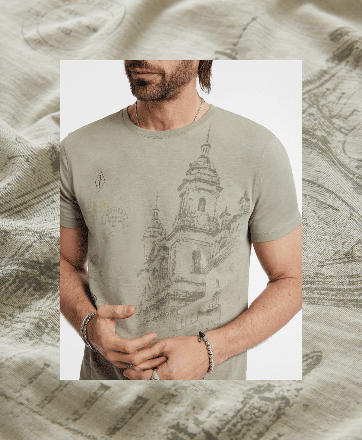 TRAVELLERS STAMP TEE