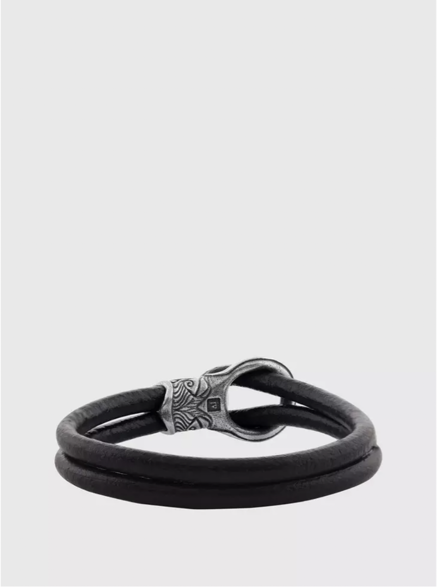 LEATHER BUCKLE BRACELET