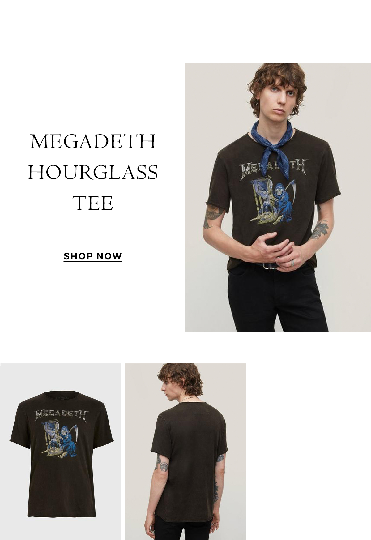 MEGADETH HOURGLASS TEE
