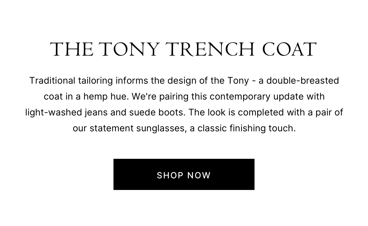 TONY TRENCH CTA