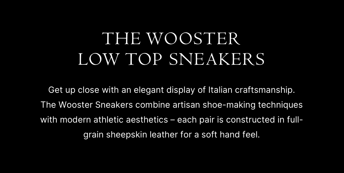 WOOSTER SNEAKER