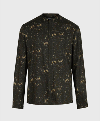 SHOP BAND COLLAR SHIRT