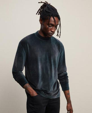 CHENILLE LONG SLEEVE MOCK NECK