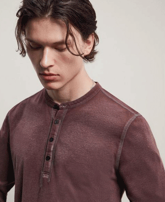 HAWKE LONG SLEEVE HENLEY