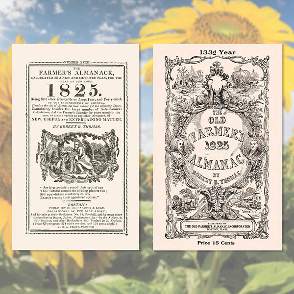 1825 and 1925 Almanac Replicas