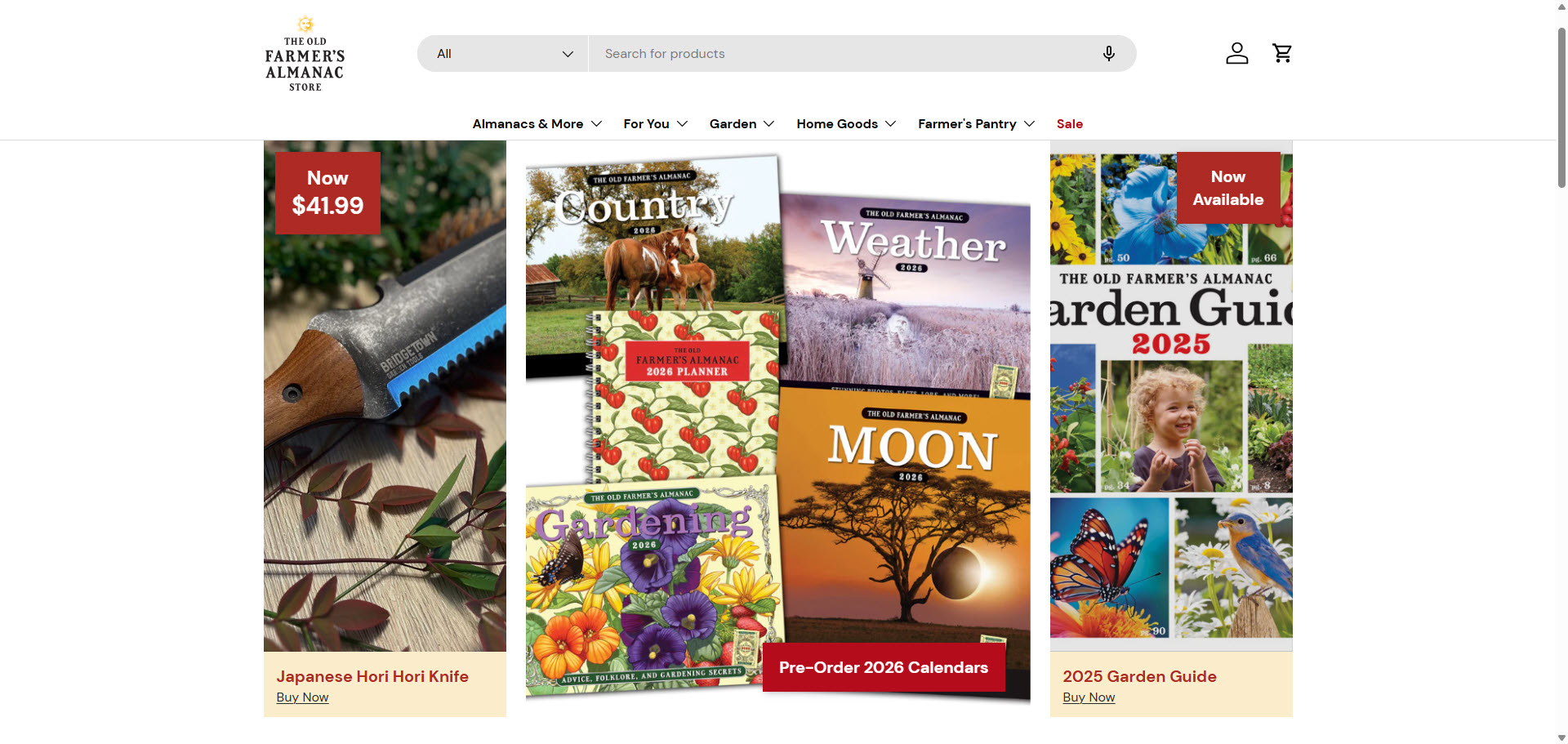 The Old Farmer's Almanac Store