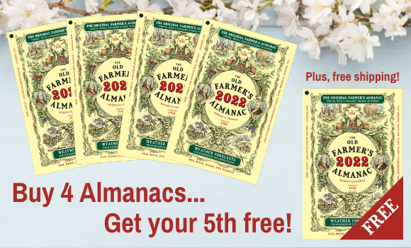 Buy 4 Almanacs... Get your 5th free! Plus, free shipping!