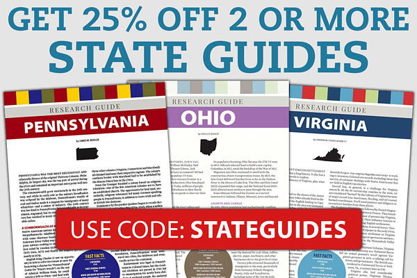 Get 25% off 2 or more State Guides! Use discount code: STATEGUIDES