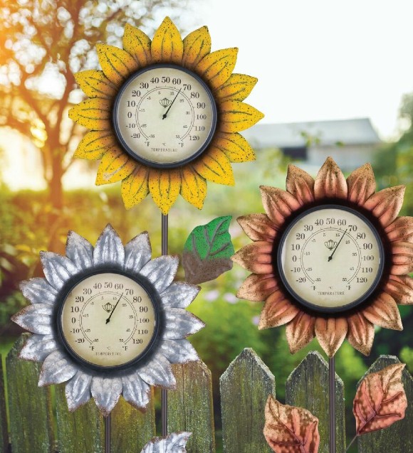 Flower Thermometer Stakes
