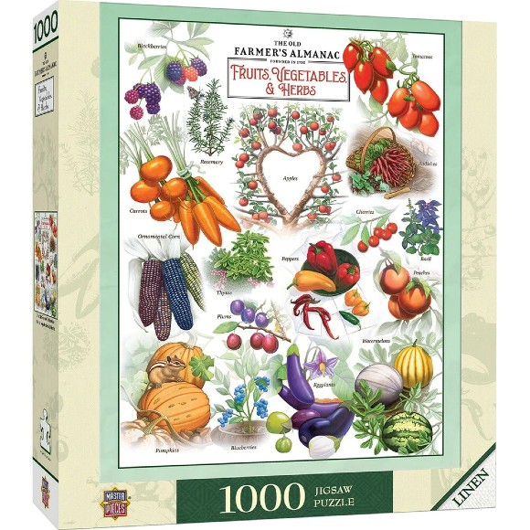 Fruits Vegetables and Herbs Puzzle