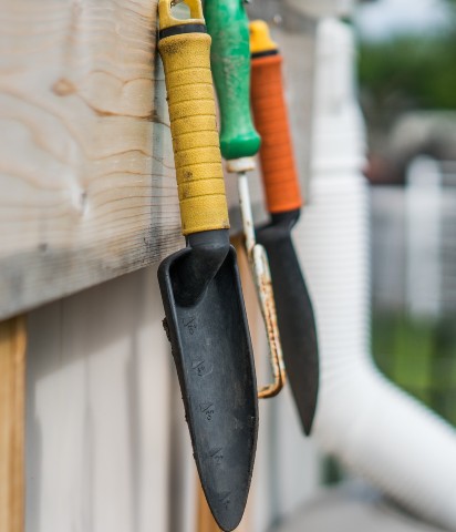 Gardening Tools Hanging