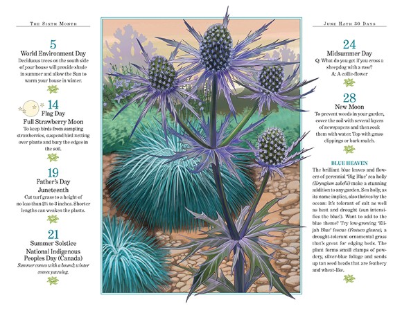 Gardening Calendar June month page
