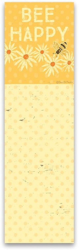 List Notepad - Bee Happy
