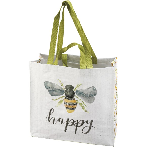 Market Tote Happy Bee