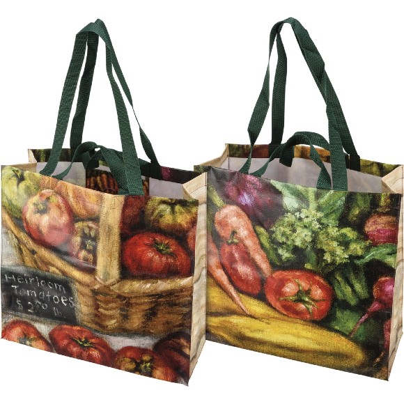 Market Veggies Tote Bag