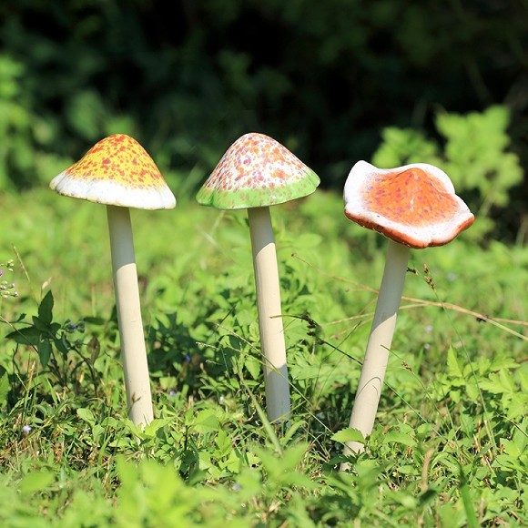 Mushroom Garden Stakes