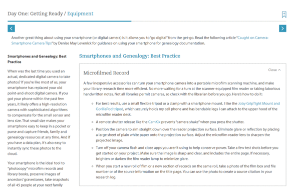 Rotating screenshots of the course materials