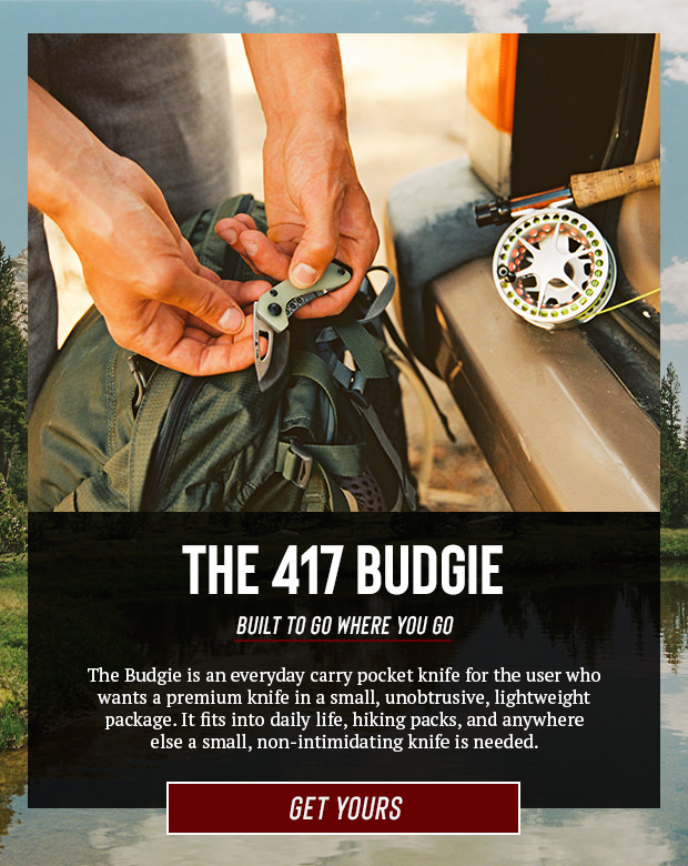 The 417 Budgie. Built to go where you go.