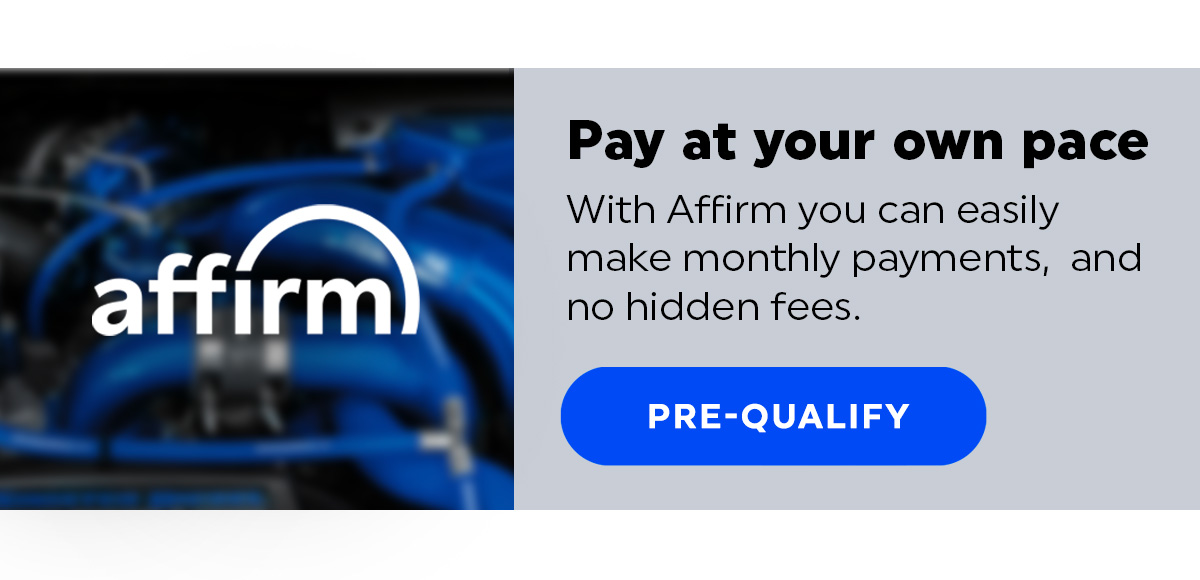 Pay at your own pace with Affirm