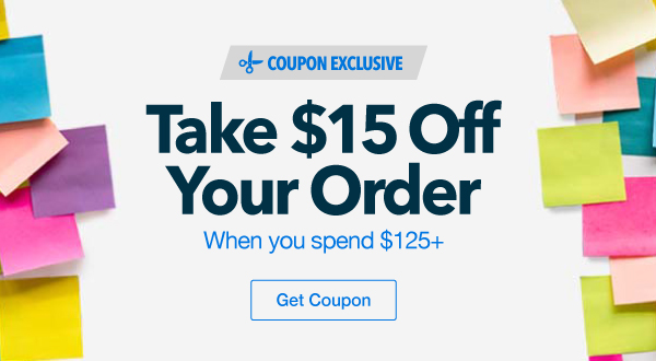 $15 Off Your Order of $125+